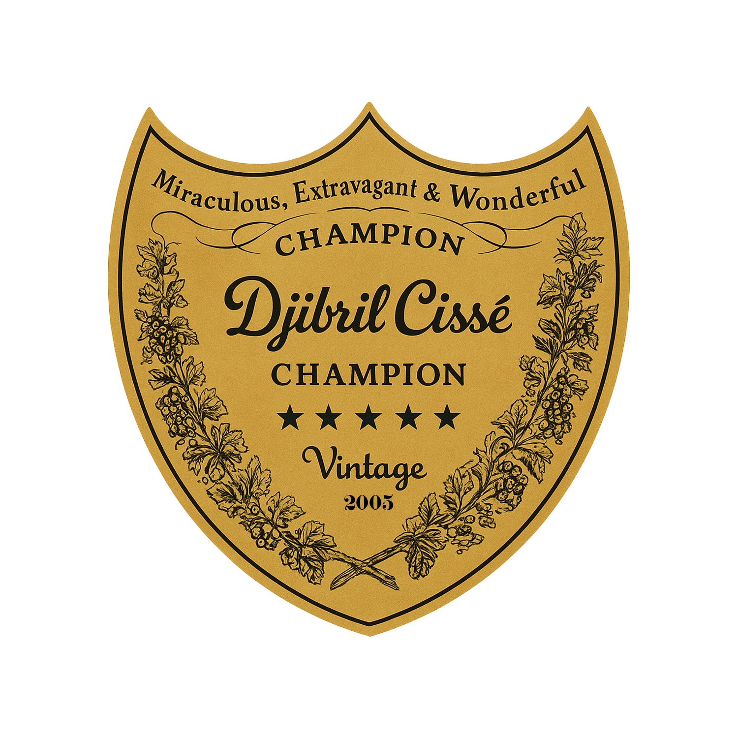 Djibril Cisse Logo Players Couture Men's Casual Hoodie