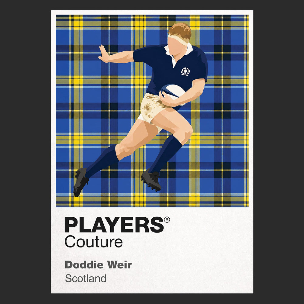 Doddie Weir Rugby Union Icon Frame Men's Hoodie – image 9