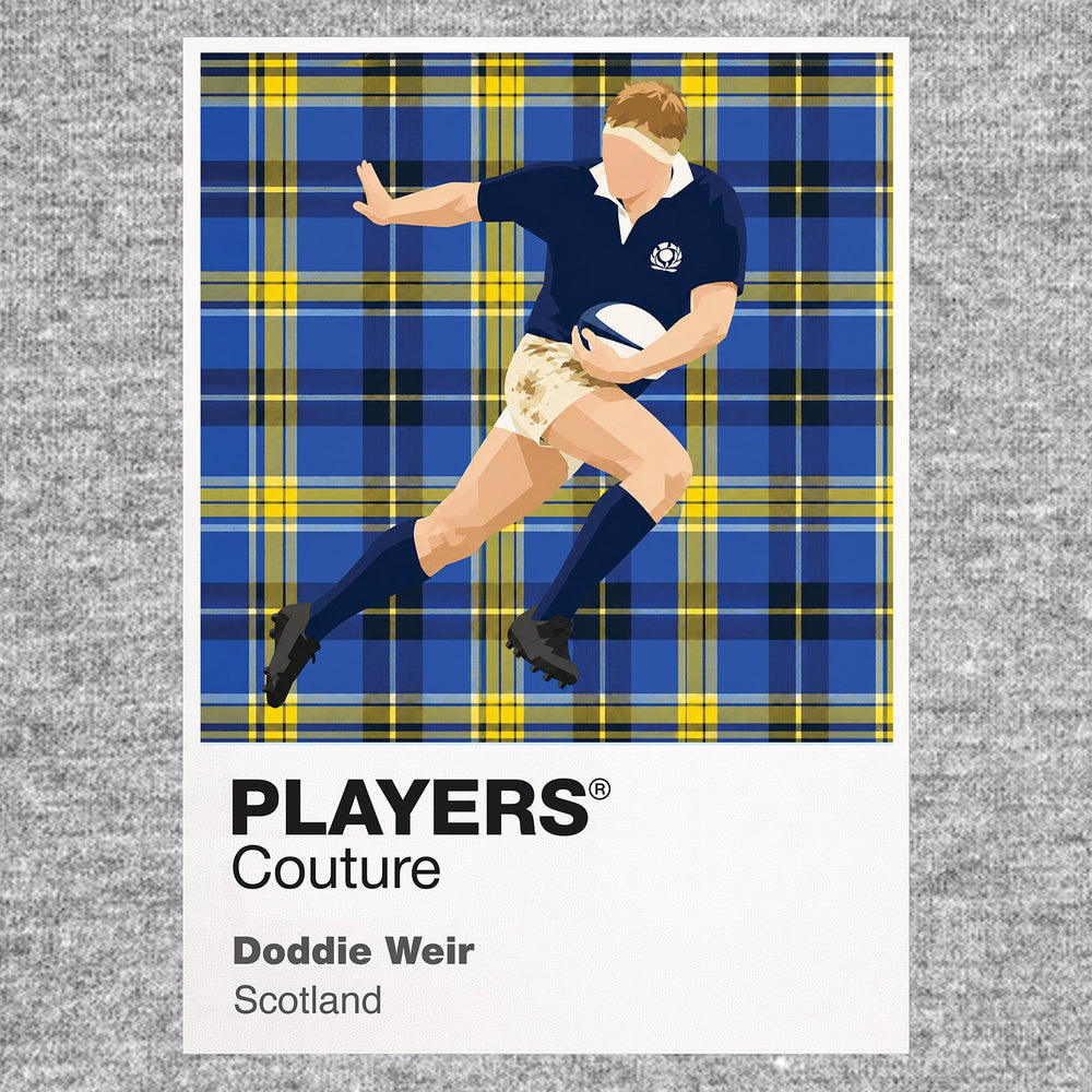 Doddie Weir Rugby Union Icon Frame Men's T-Shirt – image 7