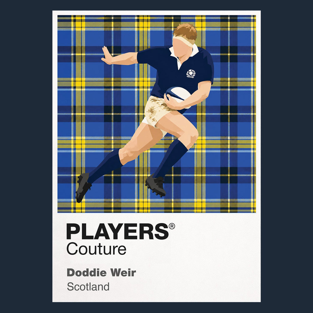 Doddie Weir Rugby Union Icon Frame Men's Hoodie – image 1