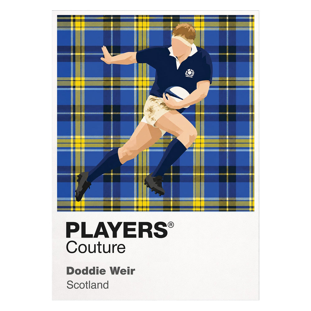 Doddie Weir Rugby Union Icon Frame Men's Hoodie – image 8
