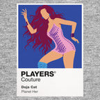Doja Cat Doja Cat's fashion-led silhouette, character changes and playful visual experimentation Icon Frame artwork in grey