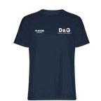 Dominik & Gravenberch Logo Players Couture Mens T-Shirt Navy