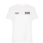 Dominik & Gravenberch Logo Players Couture Mens T-Shirt White