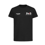 Dominik & Gravenberch t-shirt – black kids' t-shirt featuring the Dominik & Gravenberch Players Couture logo