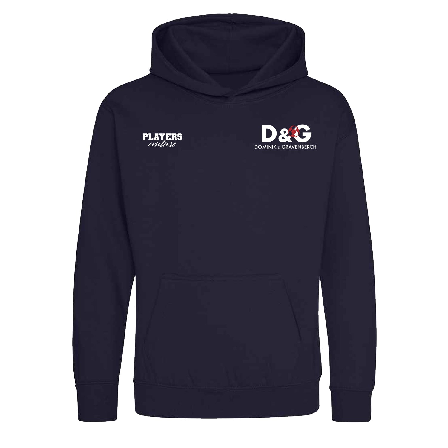 Dominik Szoboszlai & Ryan Gravenberch Logo Players Couture Kids Hoodie Navy