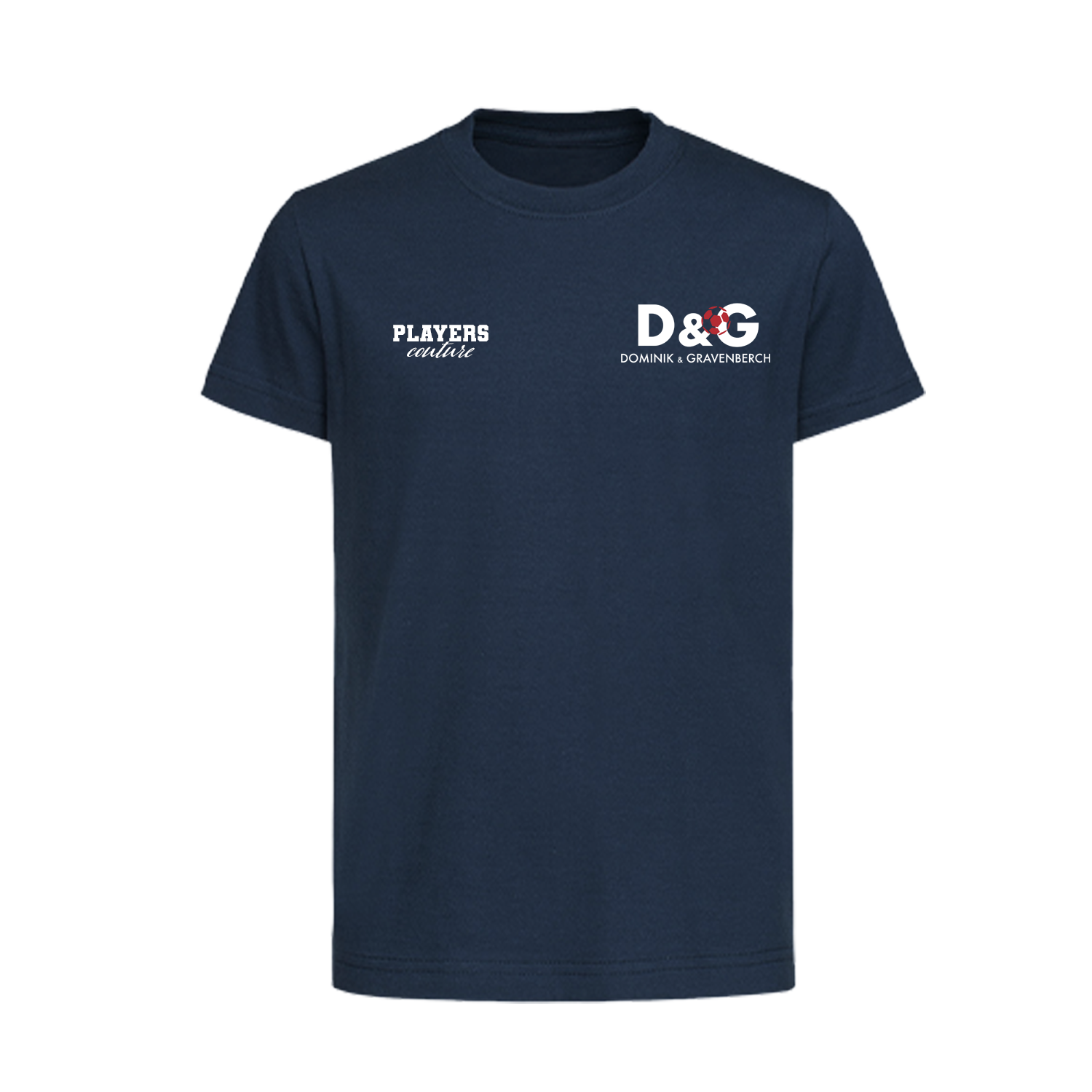 Dominik & Gravenberch Logo Players Couture Kids T-Shirt Navy