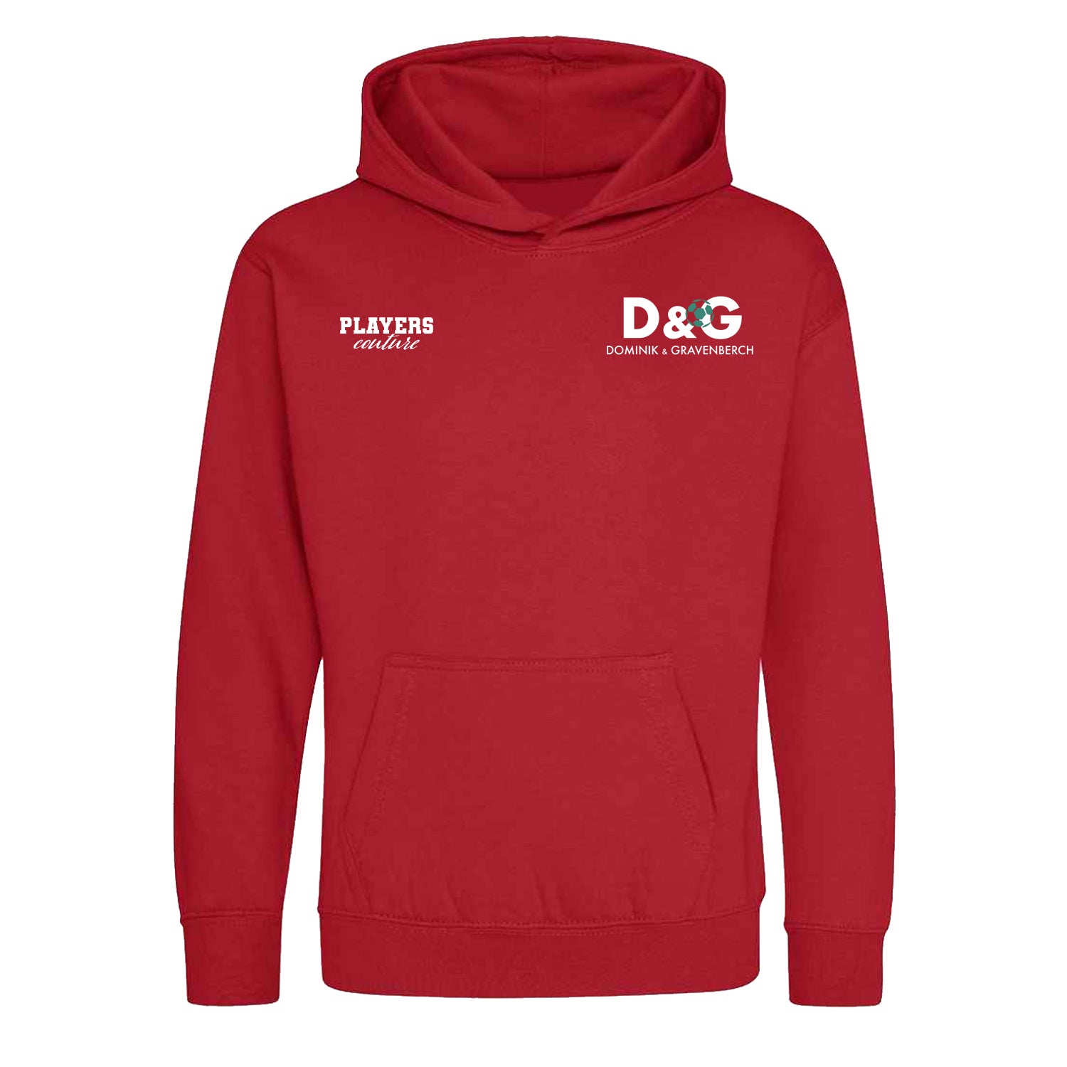 Dominik Szoboszlai & Ryan Gravenberch Logo Players Couture Kids Hoodie Red
