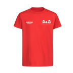 Dominik & Gravenberch t-shirt – red kids' t-shirt featuring the Dominik & Gravenberch Players Couture logo