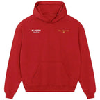 Dom Szoboszlai hoodie – red men's hoodie featuring the Dom Szoboszlai Players Couture logo