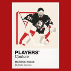 Dominik Hašek Sabres Ice Hockey Icon Frame Men's T-Shirt – image 10