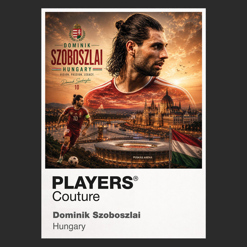Dominik Szoboszlai Hungary Atlas Frame artwork by Players Couture