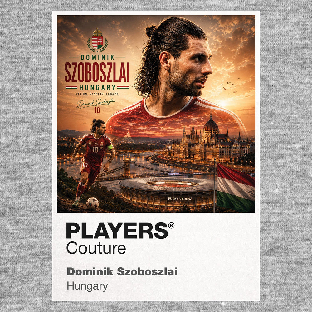 Dominik Szoboszlai Hungary Atlas Frame artwork by Players Couture