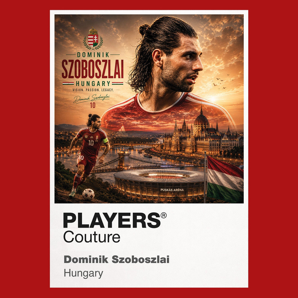 Dominik Szoboszlai Hungary Atlas Frame artwork by Players Couture