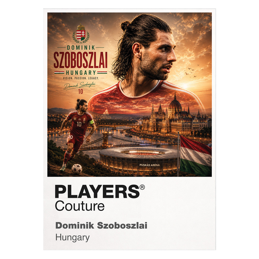 Dominik Szoboszlai Hungary Atlas Frame artwork by Players Couture