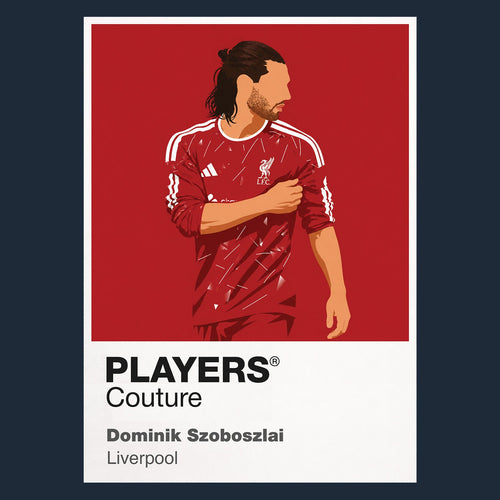 Dominik Szoboszlai  Liverpool Icon Frame Men's Hoodie — Navy Artwork