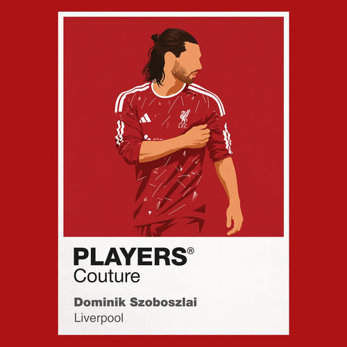 Dominik Szoboszlai  Liverpool Icon Frame Men's Hoodie — Red Artwork