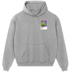 Donatello Colour hoodie – grey men's hoodie featuring the Donatello Colour Players Couture logo