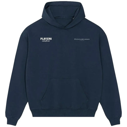 Gianluigi Donnarumma hoodie – navy men's hoodie featuring the Gianluigi Donnarumma Players Couture logo
