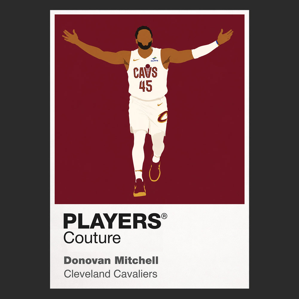 Donovan Mitchell Cavaliers Basketball Icon Frame - Icon Design