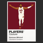 Donovan Mitchell Cavaliers Basketball Icon Frame - Icon Design