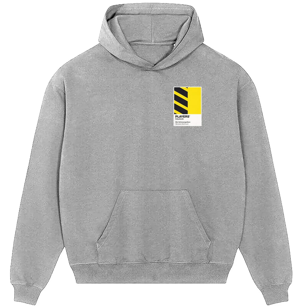 Borussia Dortmund hoodie – yellow men's hoodie featuring the Borussia Dortmund Players Couture logo