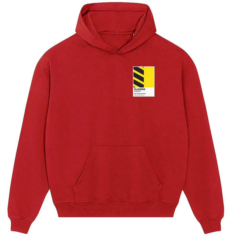 Borussia Dortmund hoodie – yellow men's hoodie featuring the Borussia Dortmund Players Couture logo