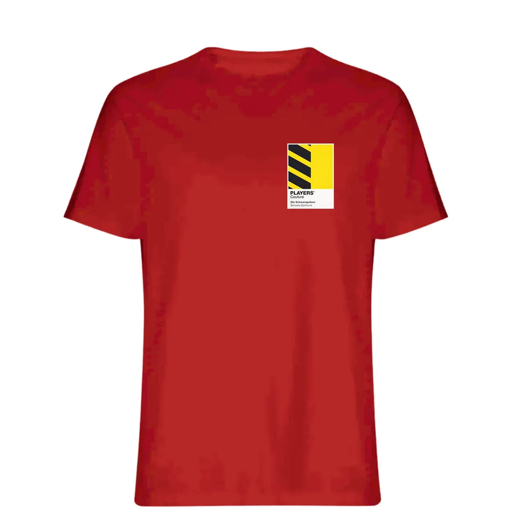 Borussia Dortmund t-shirt – yellow men's t-shirt featuring the Borussia Dortmund Players Couture logo