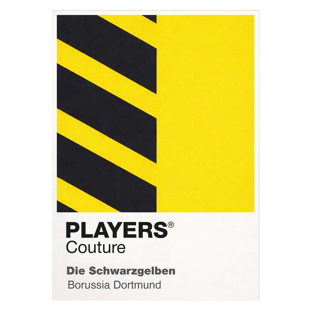 Borussia Dortmund Classic Football Shirt Colours Frame Men's T-Shirt – yellow close-up detail shot of the Borussia Dortmund
