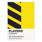 Borussia Dortmund Classic Football Shirt Colours Frame Men's T-Shirt – yellow close-up detail shot of the Borussia Dortmund