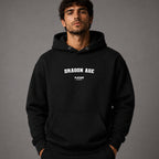 dragon-age name-print hoodie - black