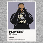Drake Drake's composed Toronto rap and R&B visual identity Icon Frame artwork in grey