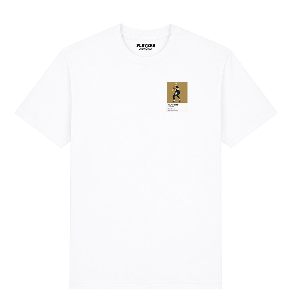 Drew Brees Saints American Football Icon Frame Men's T-Shirt