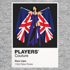 Dua Lipa Dua Lipa's confident dance-pop styling from Future Nostalgia onwards Icon Frame artwork in grey