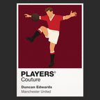 Duncan Edwards Manchester United Men's T-Shirt - Black