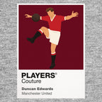 Duncan Edwards Manchester United Men's Hoodie - Grey
