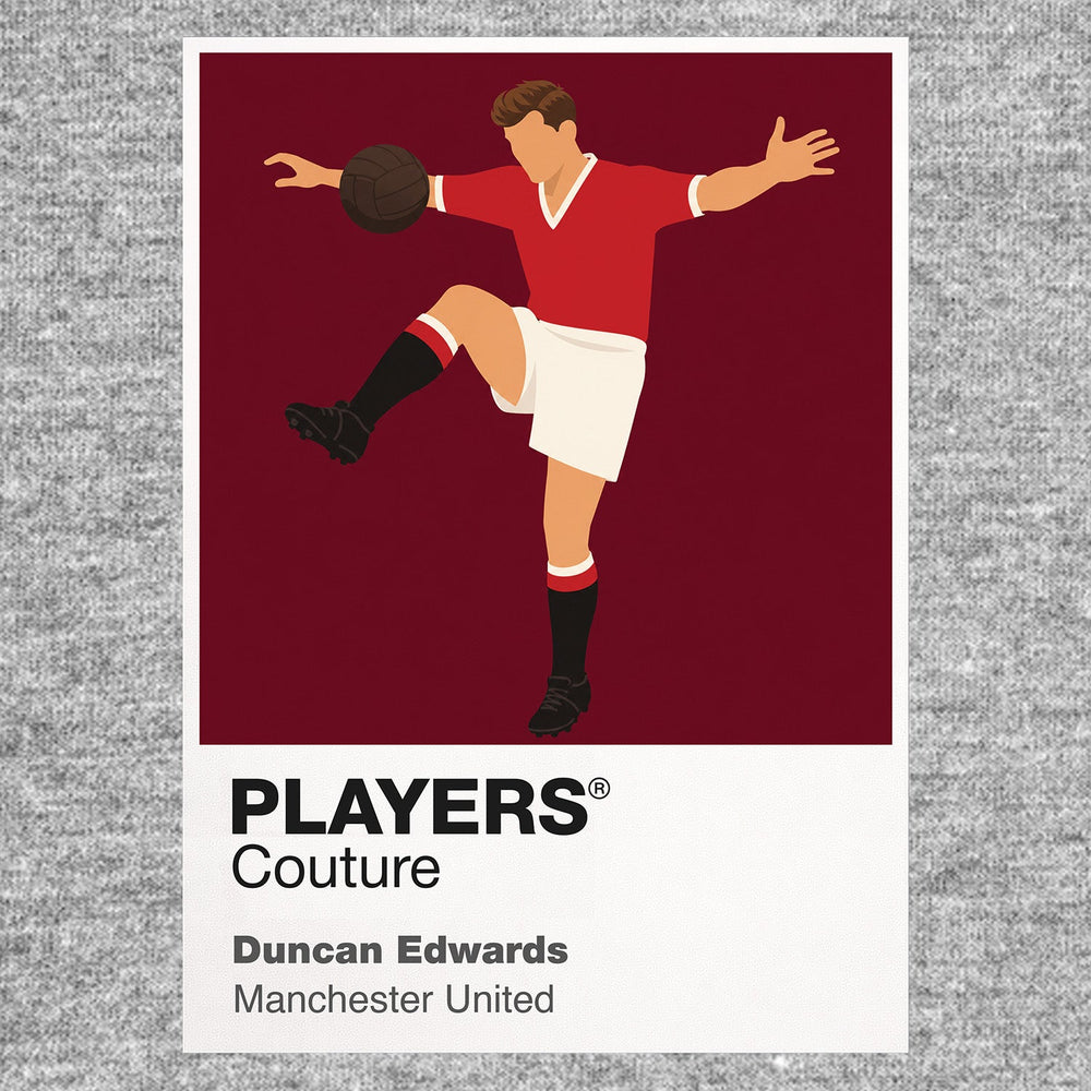Duncan Edwards Manchester United Men's T-Shirt - Grey