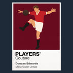 Duncan Edwards Manchester United Men's Hoodie - Navy