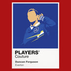Duncan Ferguson Everton Icon Frame — Red
