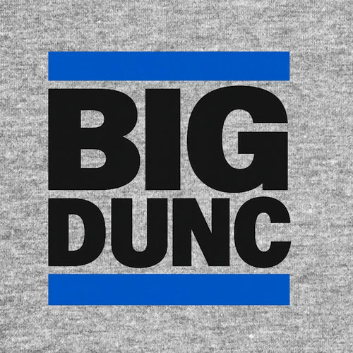 Duncan Ferguson Logo Men's T-Shirt – grey close-up detail shot of the Duncan Ferguson Players Couture logo design