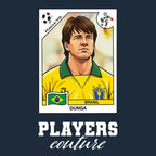 Dunga World Cup Sticker Kids T-Shirt – dunga navy Players Couture design