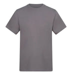 Custom Upload Your Logo Men's Cotton T-Shirt – close-up detail shot of the Custom Upload Your Players Couture logo design