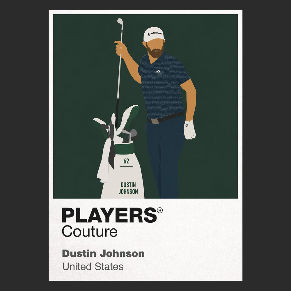 Dustin Johnson Golf Icon Frame Men's Polo Shirt