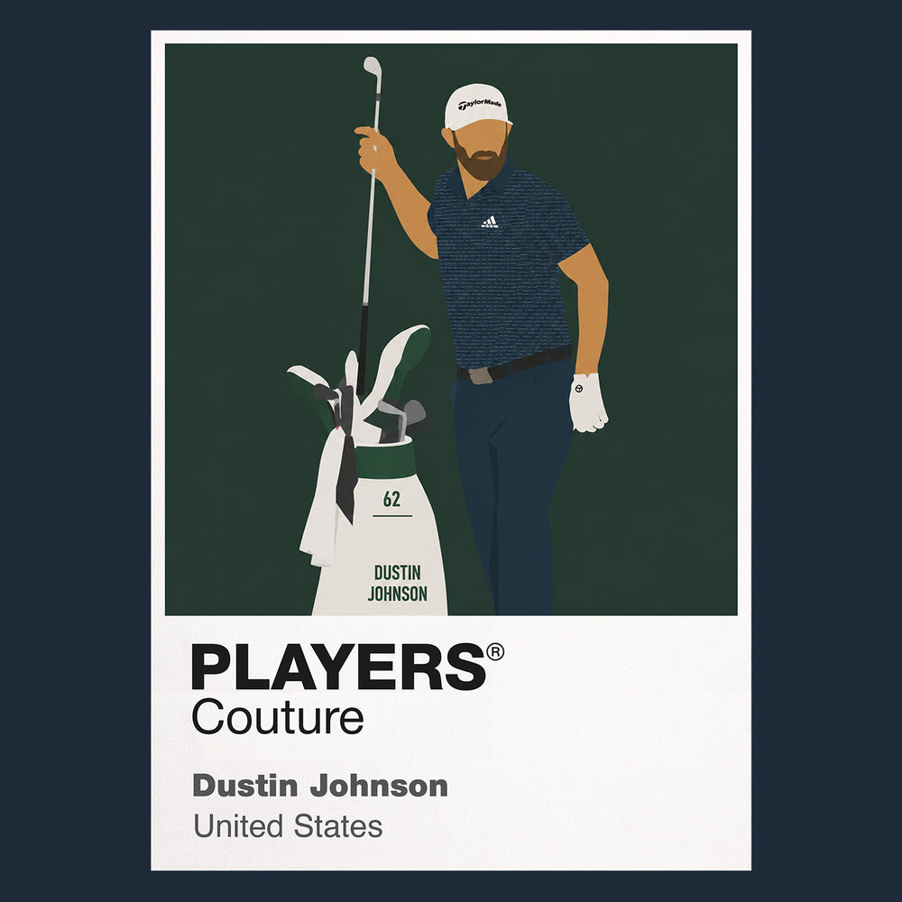 Dustin Johnson Golf Icon Frame Men's Hoodie