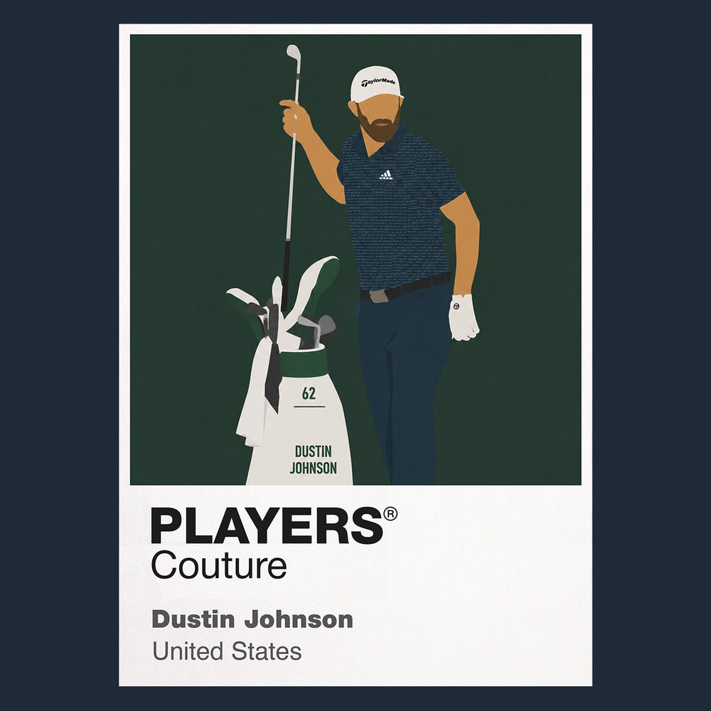 Dustin Johnson Golf Icon Frame Men's Polo Shirt