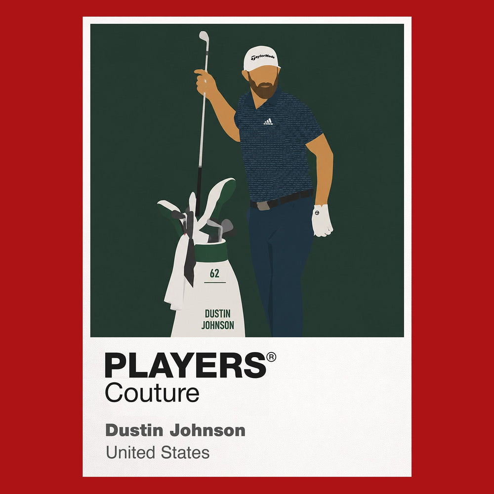 Dustin Johnson Golf Icon Frame Men's Polo Shirt