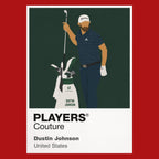 Dustin Johnson Golf Icon Frame Men's Polo Shirt