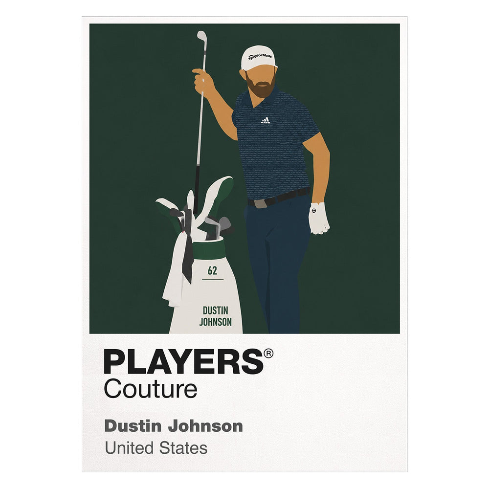 Dustin Johnson Golf Icon Frame Men's Polo Shirt