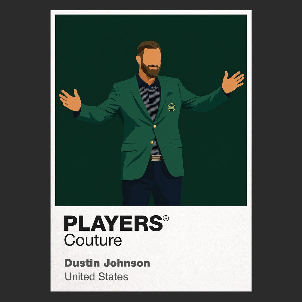 Dustin Johnson 2 Golf Icon Frame Men's T-Shirt – image 14