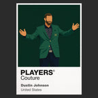 Dustin Johnson 2 Golf Icon Frame Men's T-Shirt – image 14